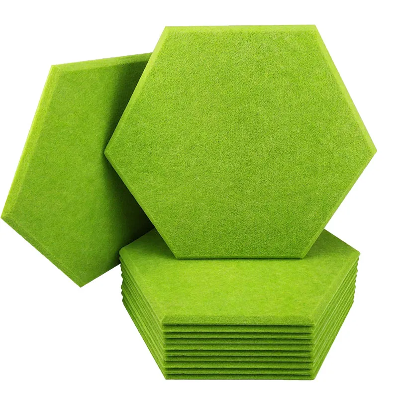 Wholesale Felt Sound Acustic Panel Absorber Board 3D Soundproof Wall Panels Polyester Acoustic Panels