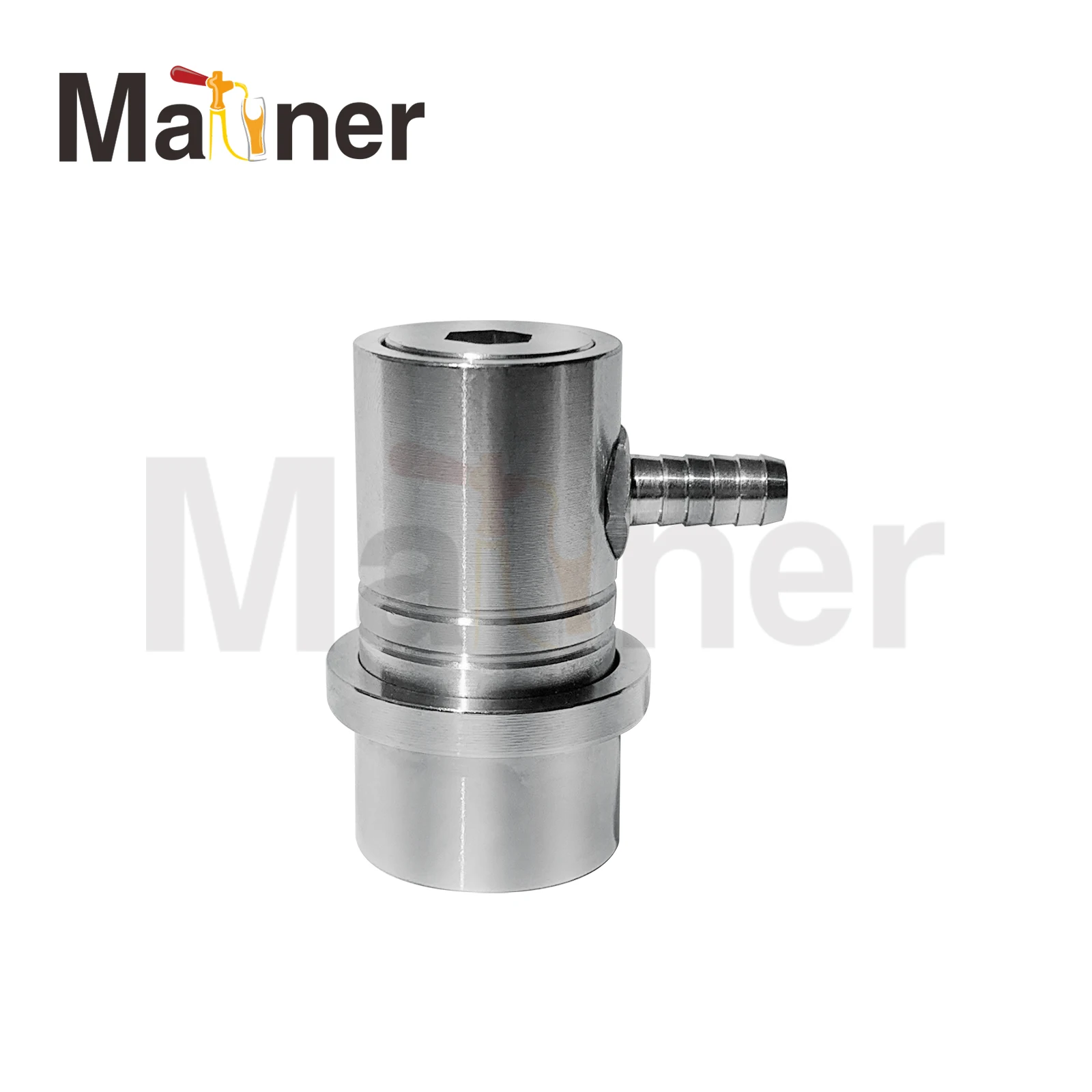 Attractive price new type ball lock disconnect coupler 1/4 barb gas in side homebrew beer equipment