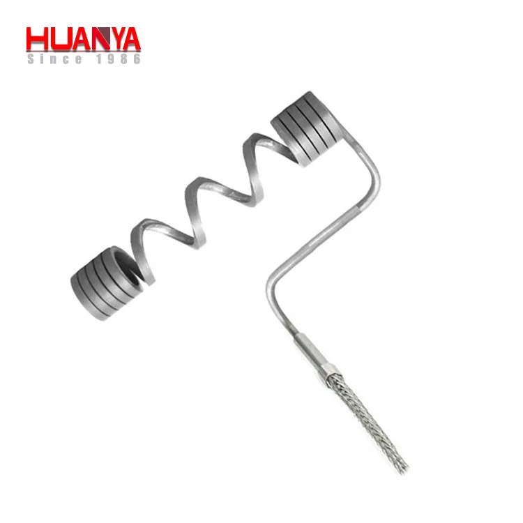 2.4x4.2mm hot runner spring coil nozzle heater with thermocouple