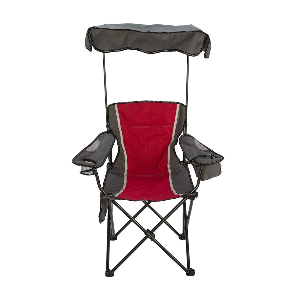 Portable Outdoor Folding  Camping & Hiking Chair with Adjustable Shade Canopy Carry Bag