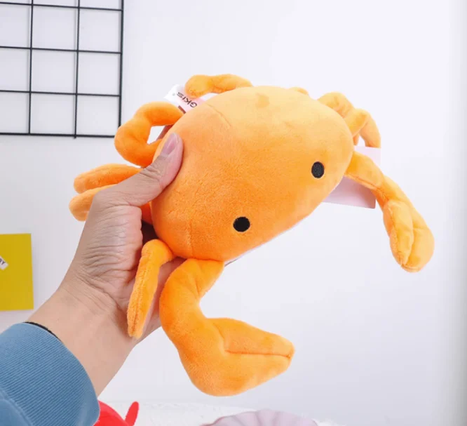 2024 Hot Selling Plush Toys Cute Sea Animal For Home Decoration Lobster Crab Squid Soft Toys Children Special Birthday Gifts