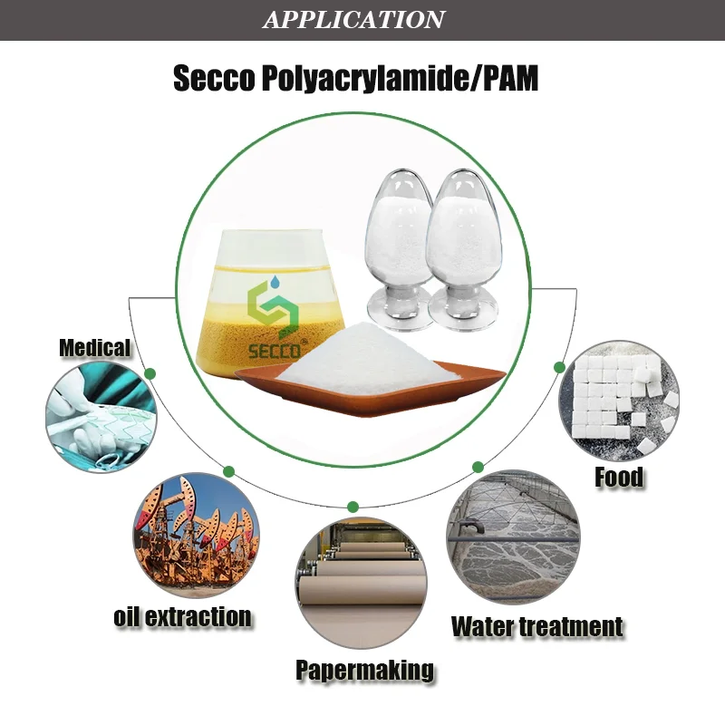 Water Treatment Chemical Polymer Polyacrylamide Powder Flocculation Agent for Plate and Frame Filter Press Machine
