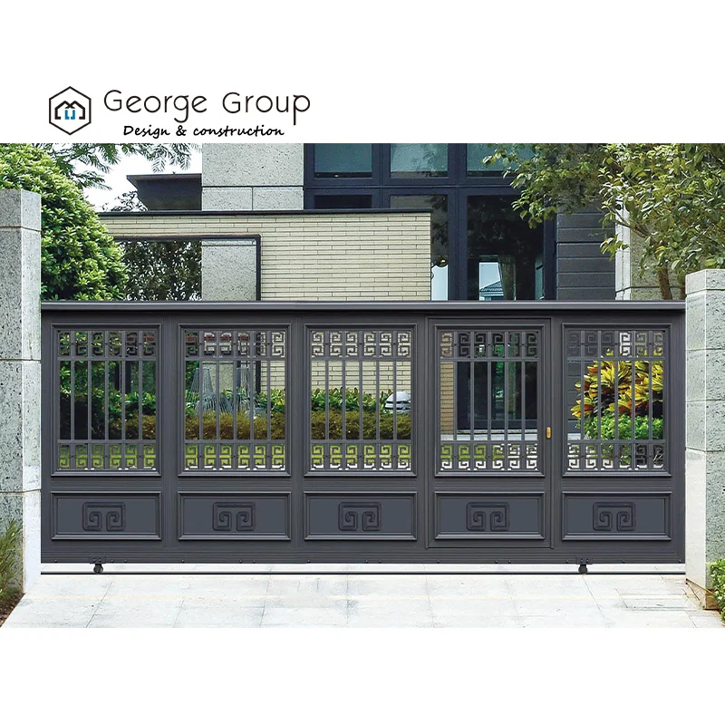house wheels steel sliding motor grill gates garden driveway electronic front gate for houses
