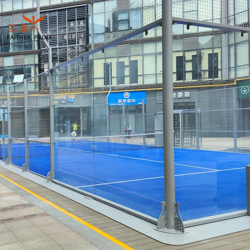 Pioneer Manufacturer in China Specialized on Padel Courts Panoramic Paddle Tennis to Padel Clubs for Training and Competition