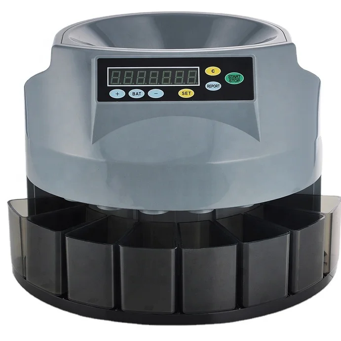 DB360 Coin counter sorter coin counting machine automatic high quality grey color