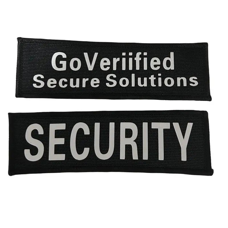 Custom Oxford Reflective Patches for Apparel