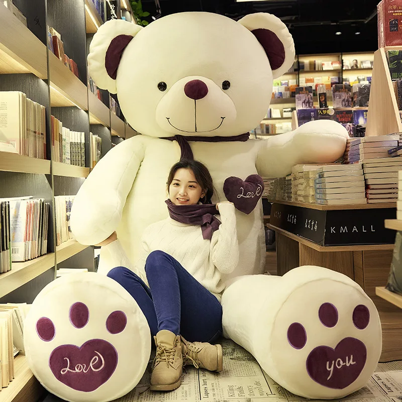 Birthday Valentines Gift Giant Teddy Bear Plush Toy Big Teddy Bear Soft Dolls Large Teddy Bear Skin Custom Wholesale