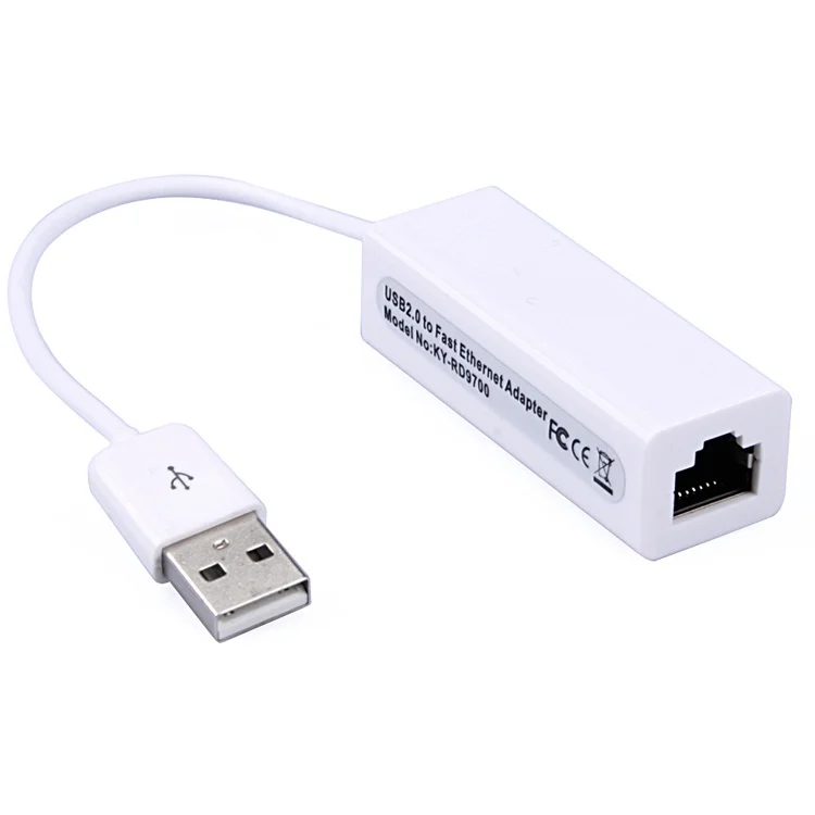 Оптовая продажа USB2.0 для RJ45 сети Ethernet сетевой адаптер карты 10 Мбит/с 9700 чип-адаптер