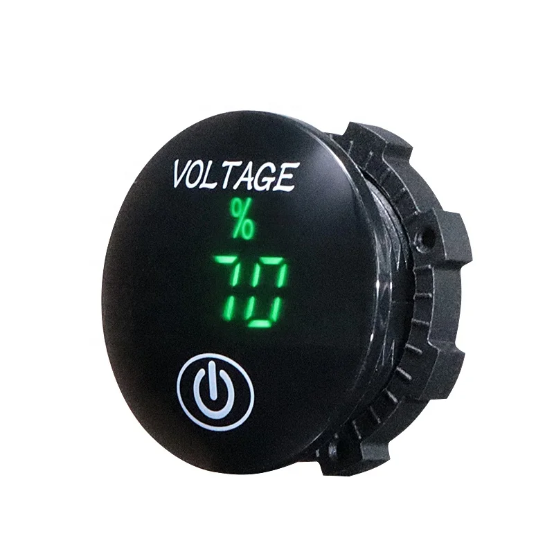 Hot selling factory price DC Auto Car Waterproof Meter LED Display Digital Voltmeter