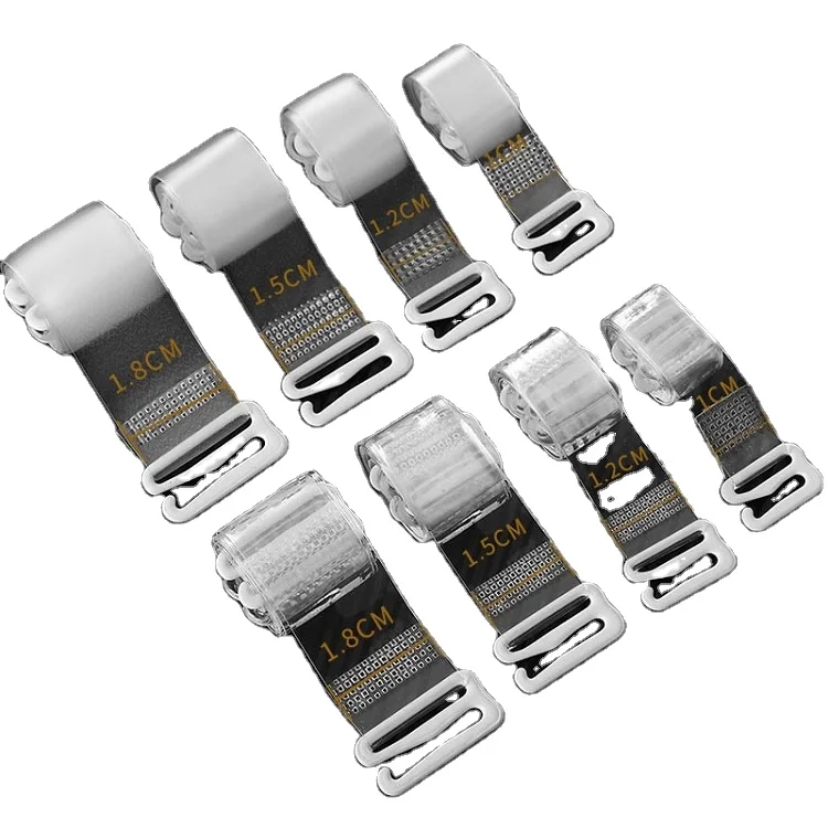 2021 Hot Sale Shoulder Strap Non-slip Underwear Bra Strap Sexy All-match Suspenders PPU Tape for Underwear Transparent Frosted