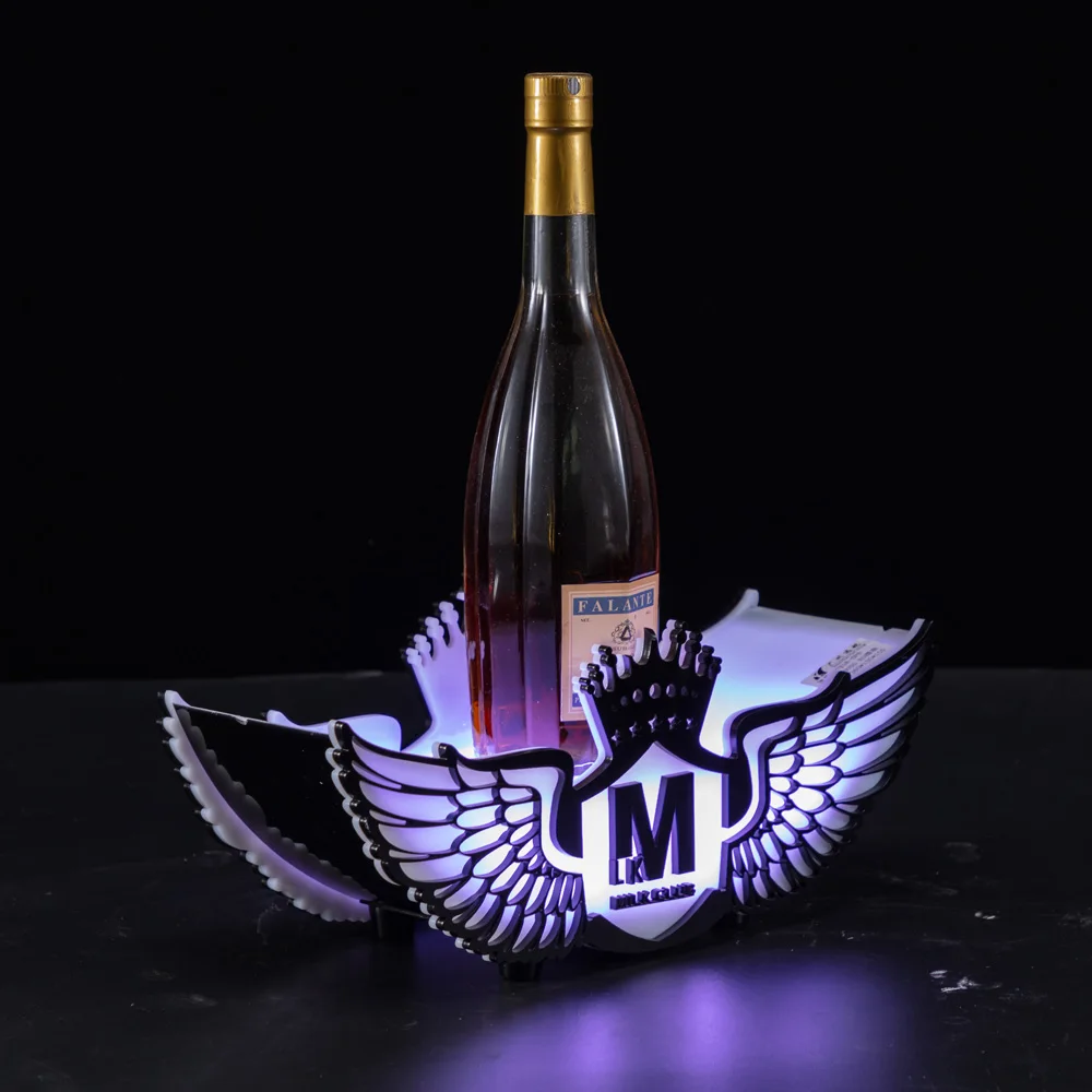 LED display bottle glorifier One Bottle Bird Wings Presenter