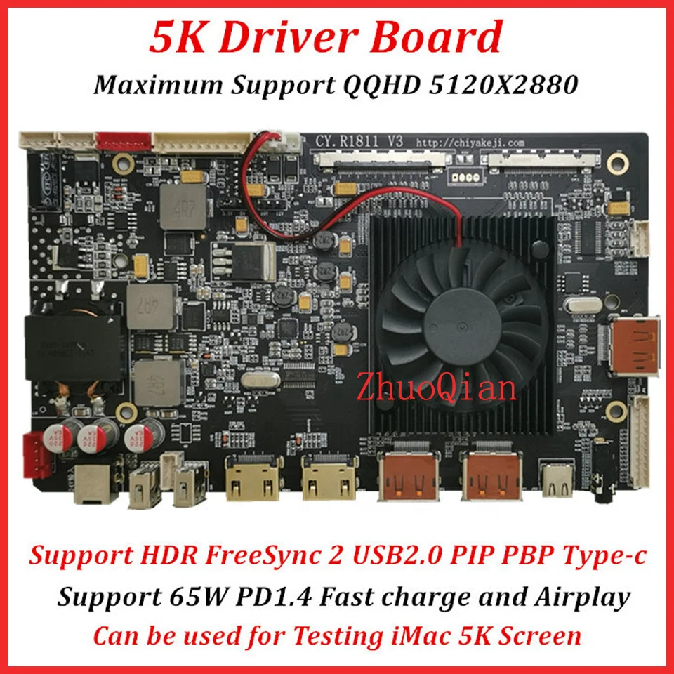 Лидер продаж 5K Универсальный DIY HD R1811 USB Type C адаптер HDR DP1.4 комплект платы драйвера ЖК-дисплея Для iMac A1419 LM270QQ1 протестированный MBP Thunderbolt