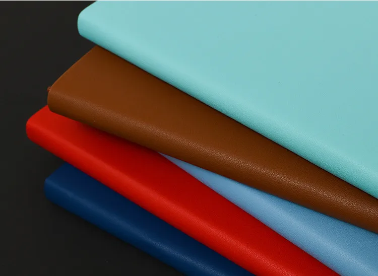 Best Soft Pu Faux Leather synthetic leatherette for Business Stationary Journal Notebooks  bag covering
