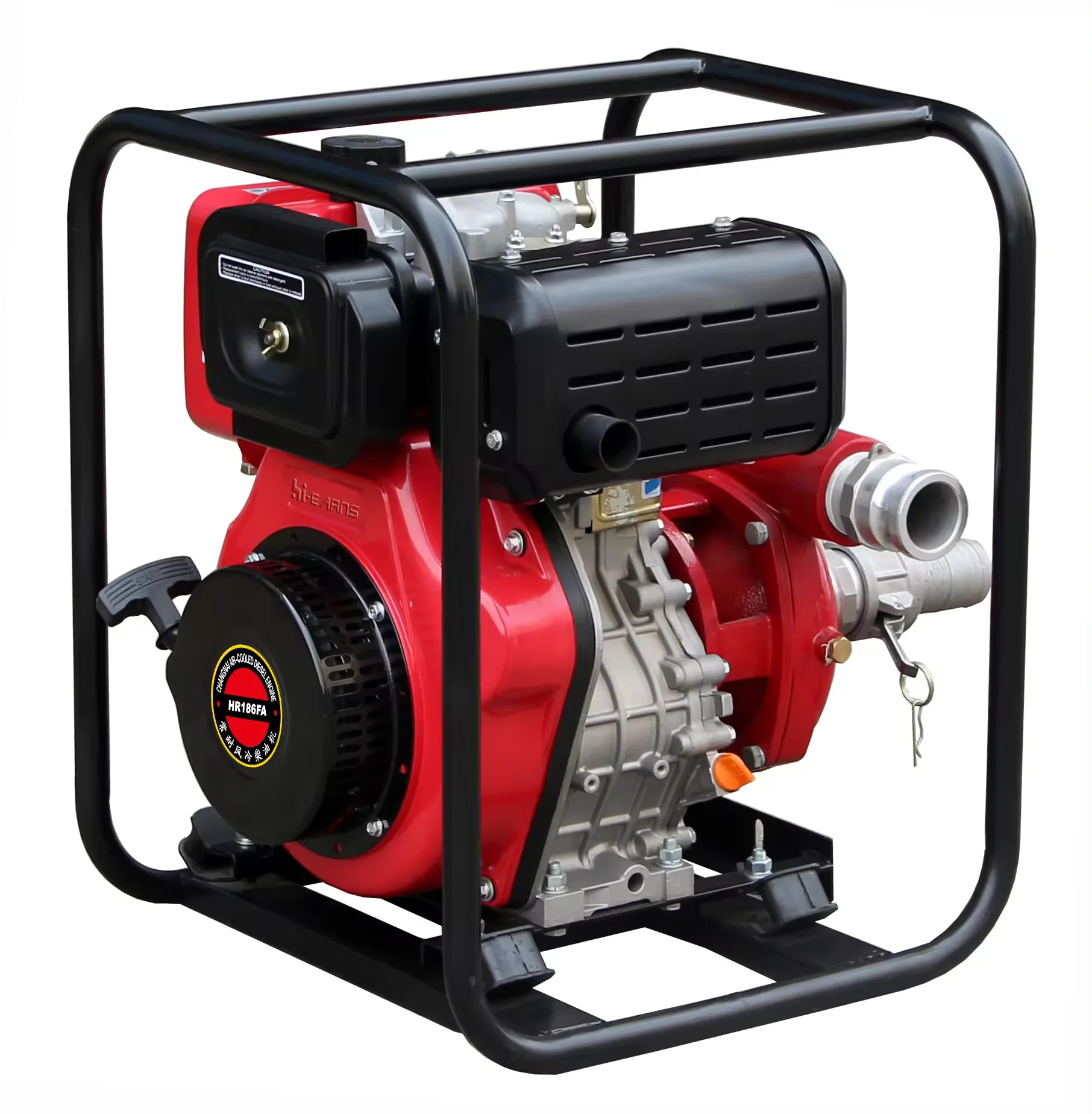 hiearns 2inch cast iron diesel water pumping marine agricultural orchard farm irrigation 	 186FA engine diesel