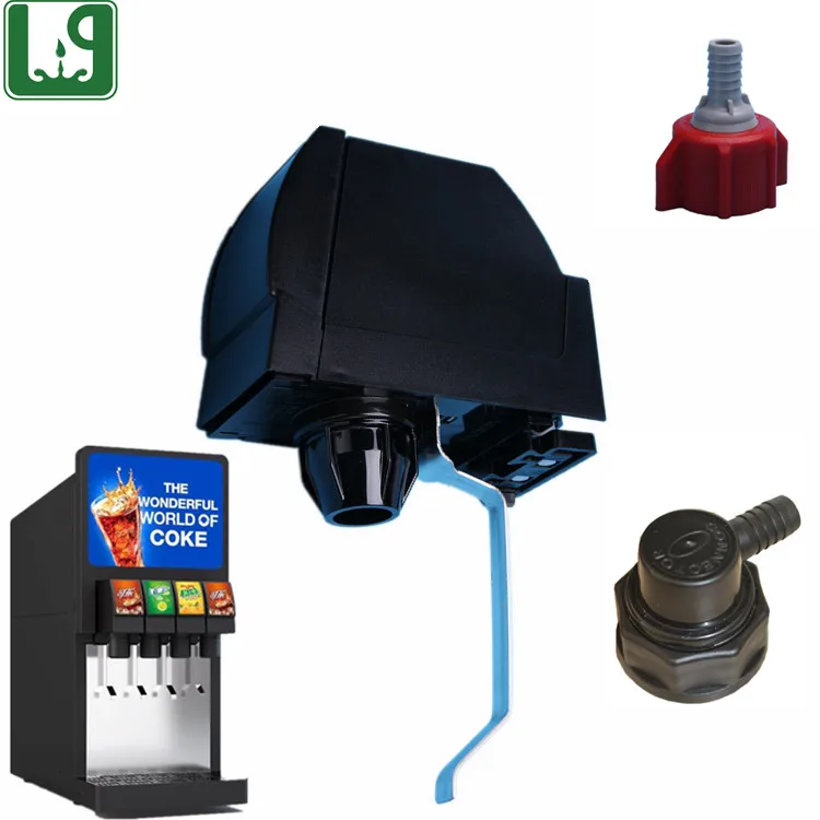 Low price carbonated beverage dispensing valve for fountain soda machine