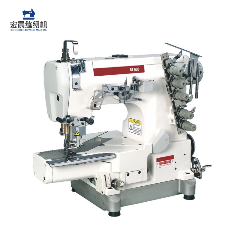 New Style Custom Used High Speed Five Thread Small Square Head Sewing Machine Industrial Sewing Machine Table for sportswear