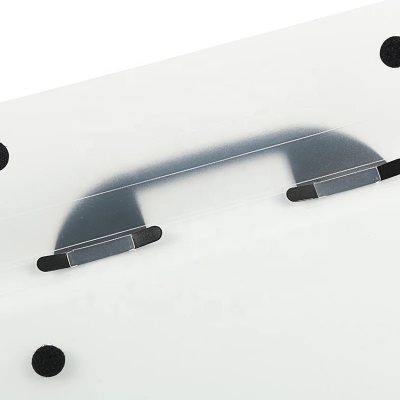 New Items Office Stationery Customized Document Bag Transparent Handle File Folder