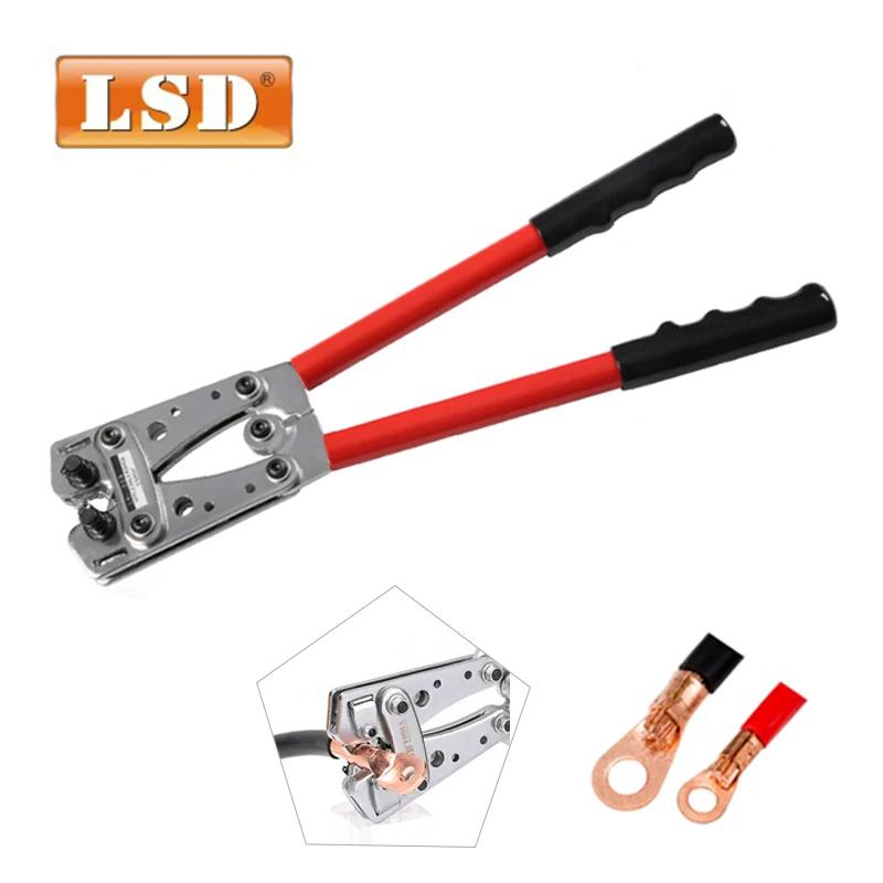 Copper Tube Terminal Crimping Tool,heavy Duty Cable Lug Crimping Tools 6-50mm2 LX-50B