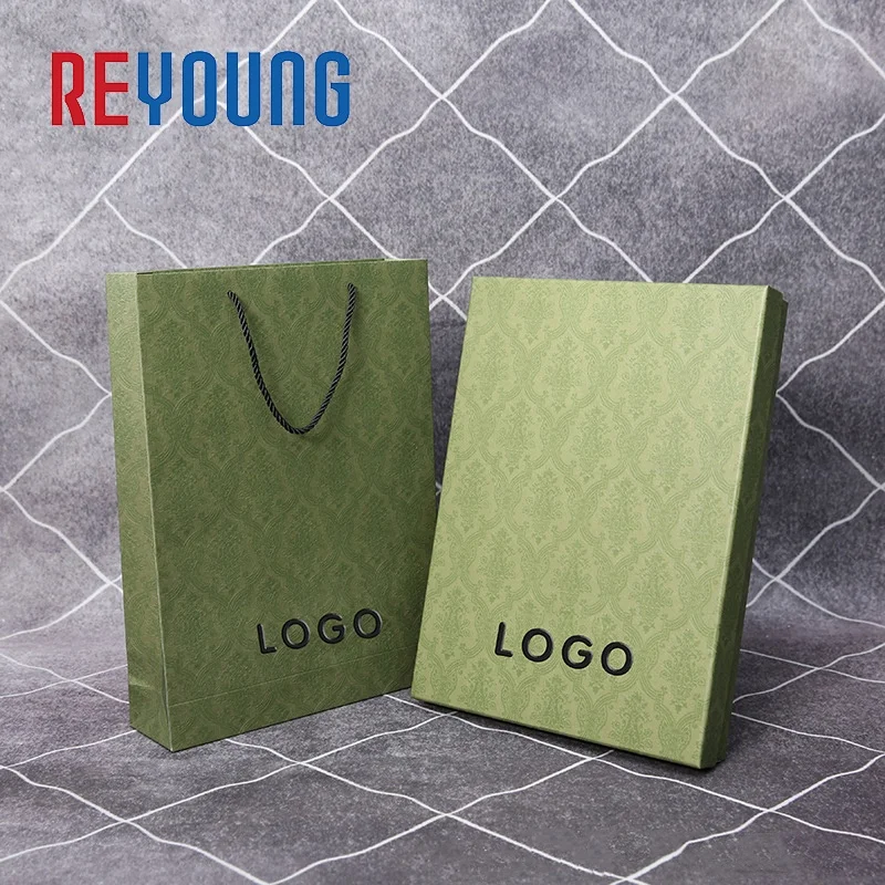 Luxury Wholesale Custom T shirt Scarf Clothing Product Eco Friendly Cardboard With Lid and Base Gift Packaging Two Piece Box