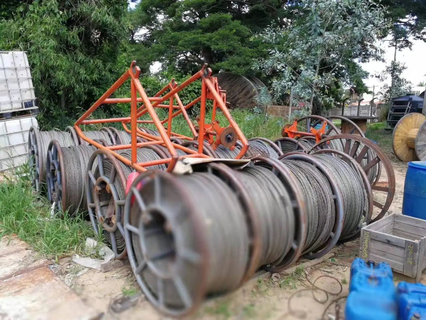 Tension Applied To Cable Anti-Twisting Steel Braided Rope High Grade Product ISO Place