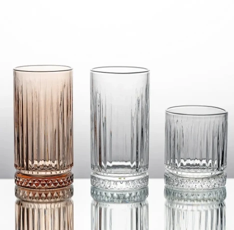 Old style glass with high transparency design, customized wine set for wine glasses