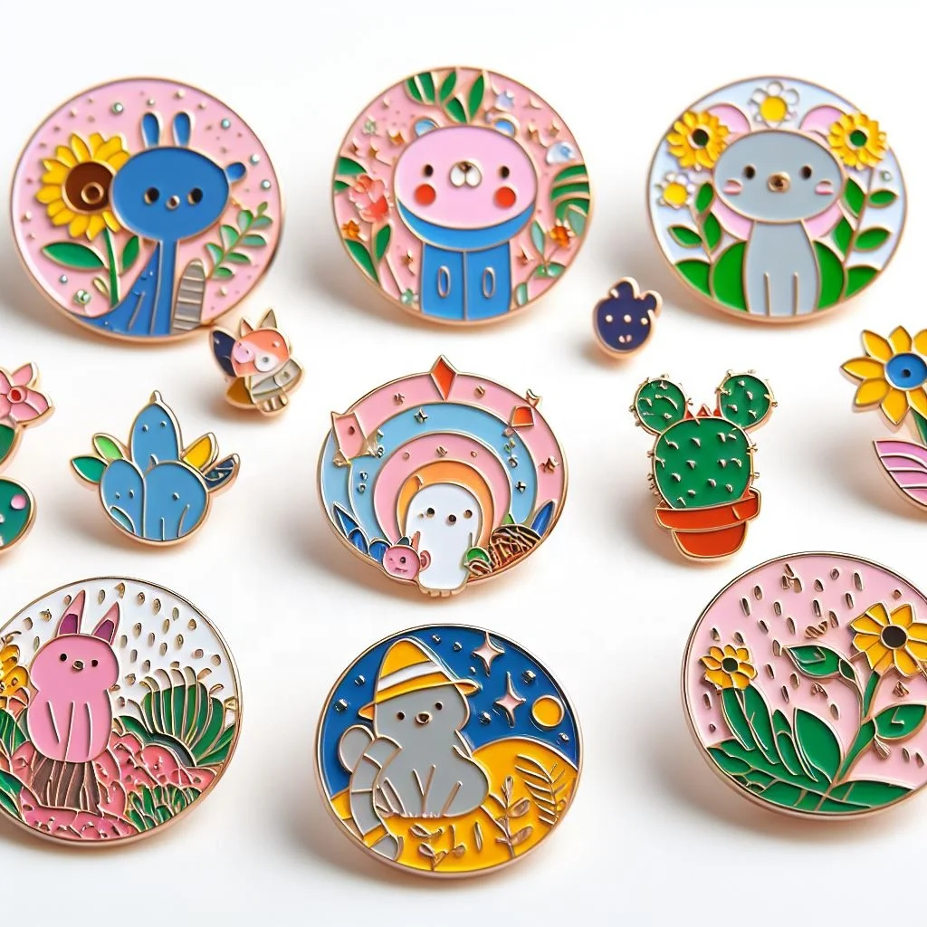 Custom lapel pins gold plating custom hard enamel lapel pins with butterfly clutch backing die struck enamel pins