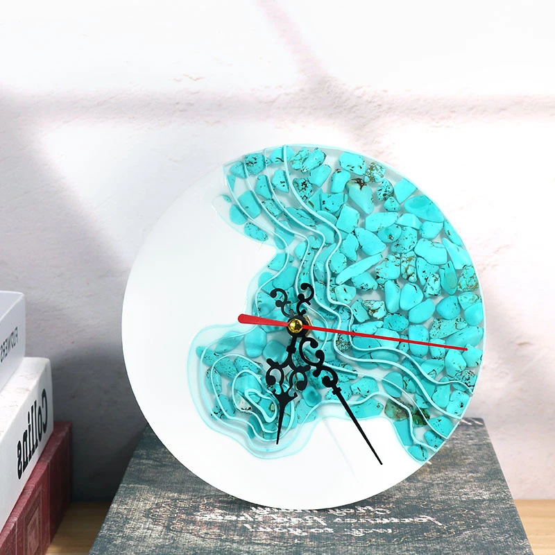 OEM toys mold silicone rubber Clock Silicone Resin Mould Casting Numerals Arabic Numerals Clock Silicone Mould