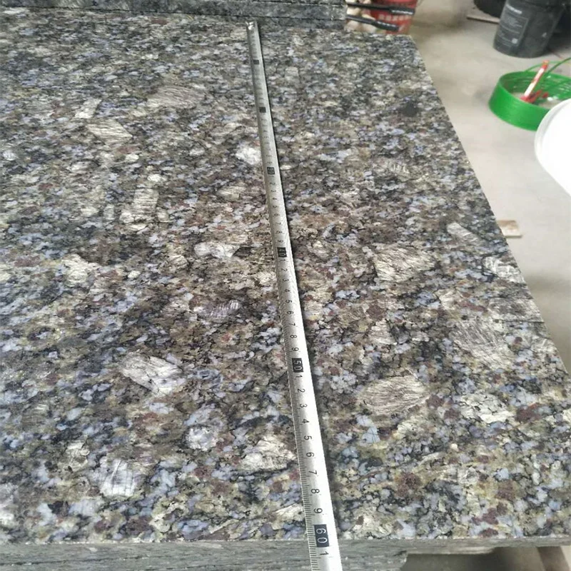 High Quality Natural Stone Kitchen Top Blue Diamond Granite Tile