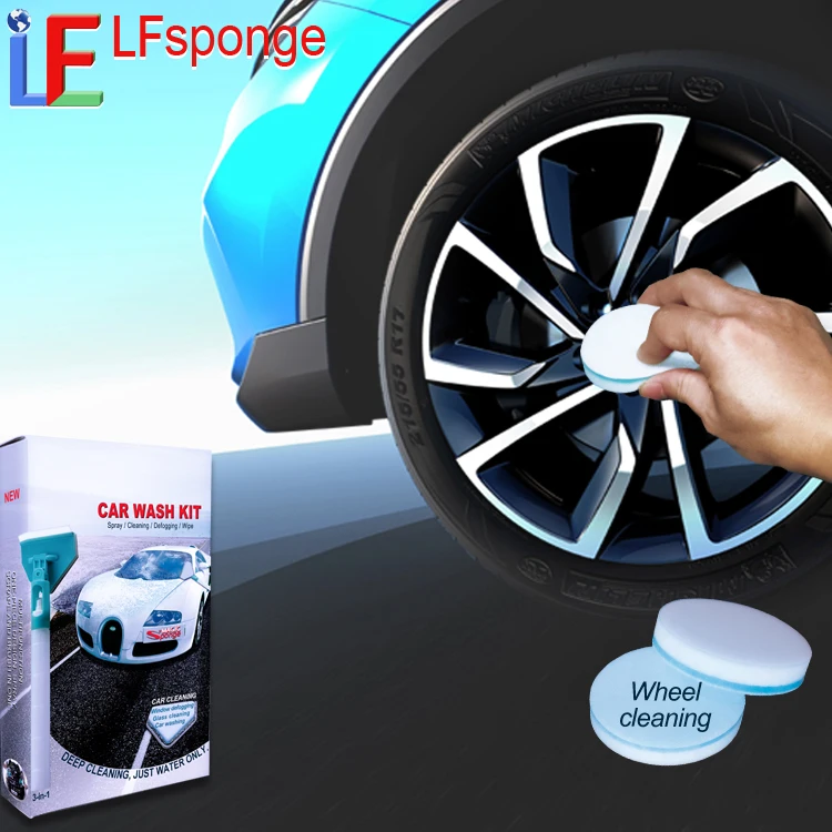Distributor Wanted  wash car sponge magic Eraser Sponge for car seat Leather Care Cleaning car wash kit