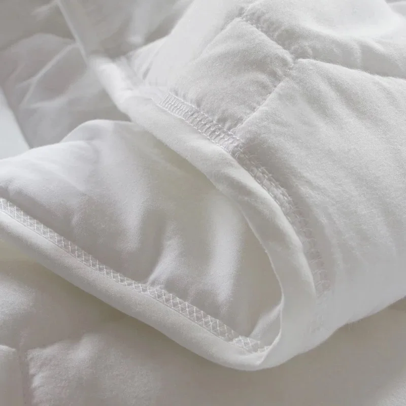 high quality 120*200 100-cotton fabric quilted hotel mattress cover