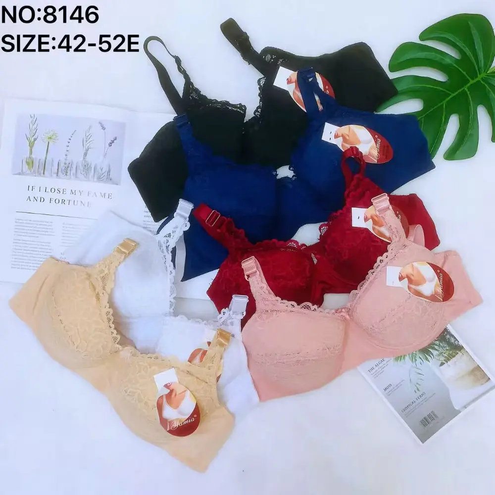 1.46 Dollar Model ZY013 Size 38-52 Wholesale Wireless Non Pad High Quality Hot Large Size Best Sellers Padded Bras For Women