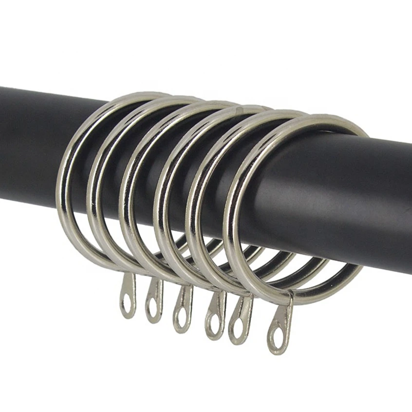 Оптовая продажа, занавески для душа из нержавеющей стали на заказ, металлическое круглое кольцо с отверстием для ванной комнаты