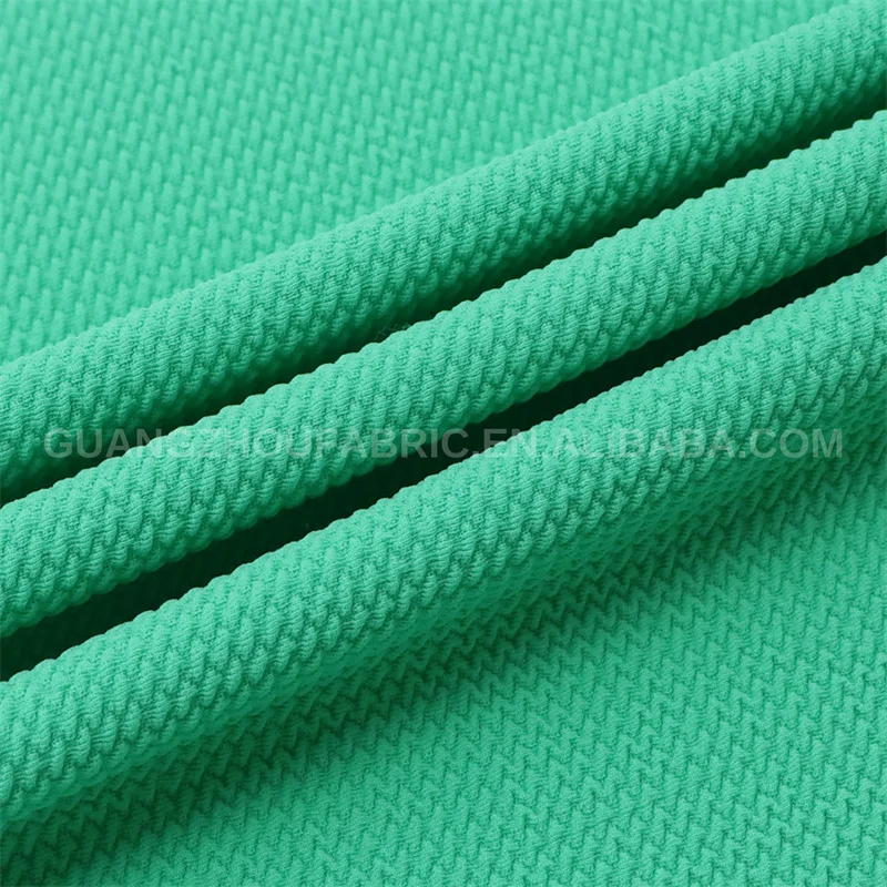 230G Wholesale  Waterproof Knit Polyester Spandex Bullet Liverpool Seersucker Twill Fabric  For Sportwear