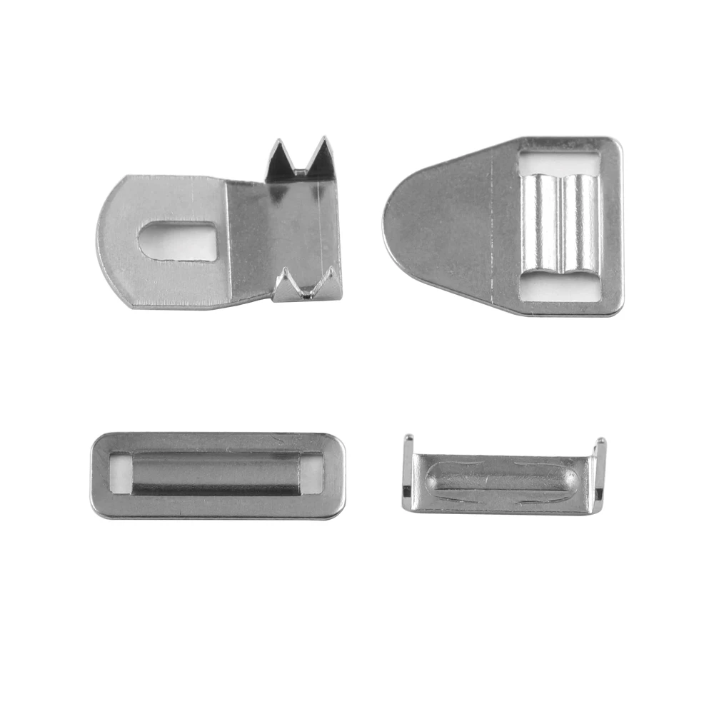 Top Sale Eco-friendly Nickel Color Plating Brass Trouser Hook and Bar for Garment Skirt Dress Pants