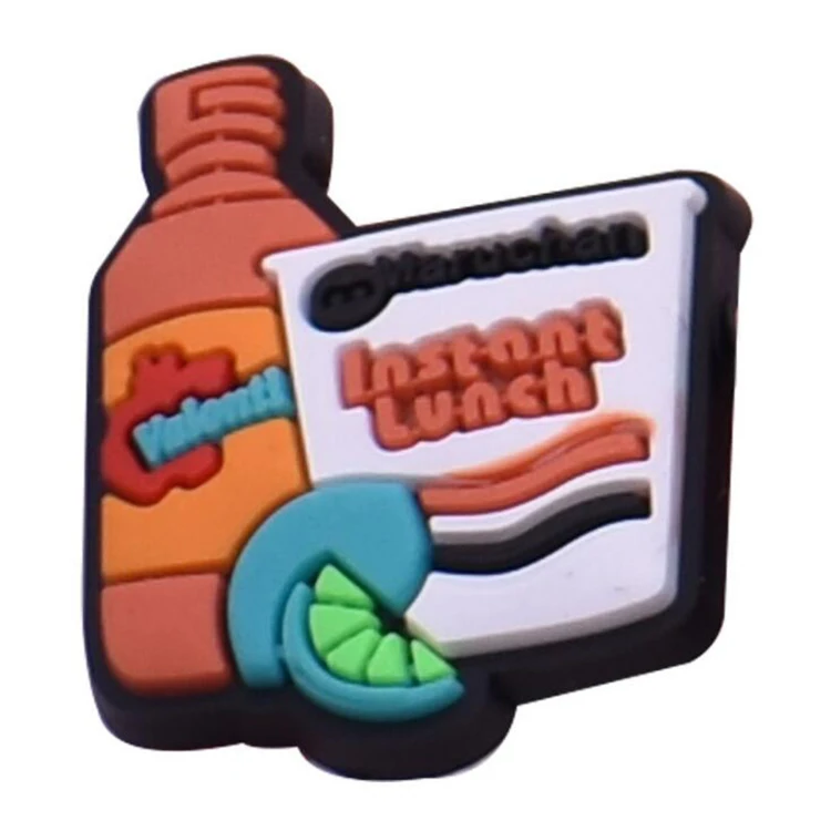 new shoe charm custom mexican style pvc shoe charms buckles fashion accessories soft rubber for croc shoes