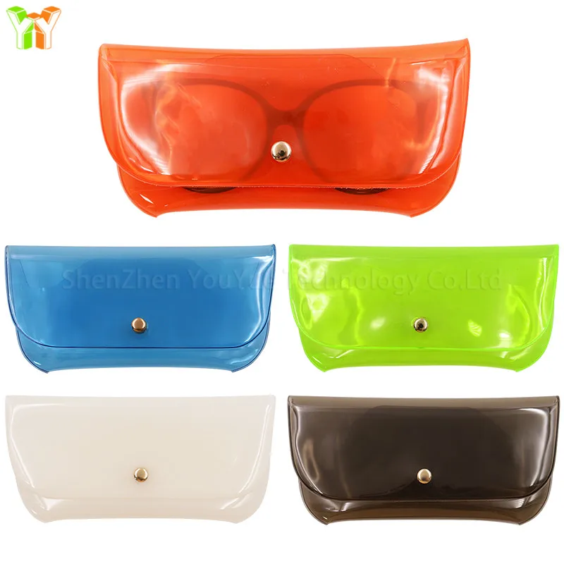Chic PVC Eyeglass Pouch Sunglasses Bag Sun Glasses Case