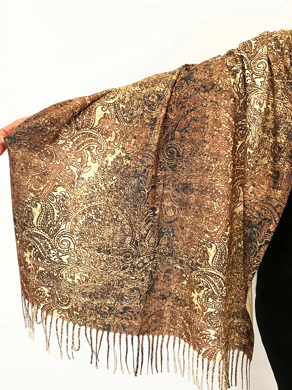 Напечатанный 200 г шарф из пашмины теплый и мягкий 70 см шаль для взрослых зимний подарок полиэстера