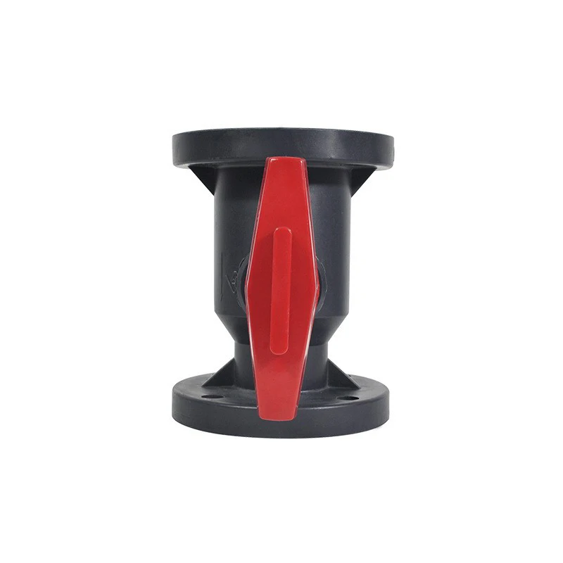 150 Class 2 Way ANSI GB Chemical grade UPVC CPVC FRPP manual plastic flange ball valve Chlorinated PVC ball valve