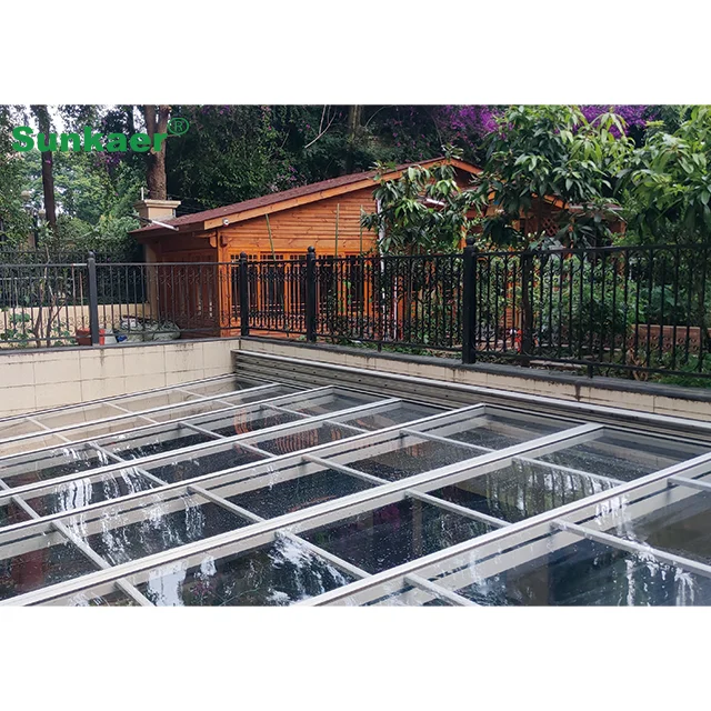 Factory Price Promotional Patio Enclosure Outdoor Retractable Roof Sunroom House Roof Panels Poly Sheet Waterproof Roofing