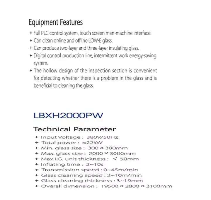 Factory Direct Sales Automatic Inflatable Insulating Glass Production Line
