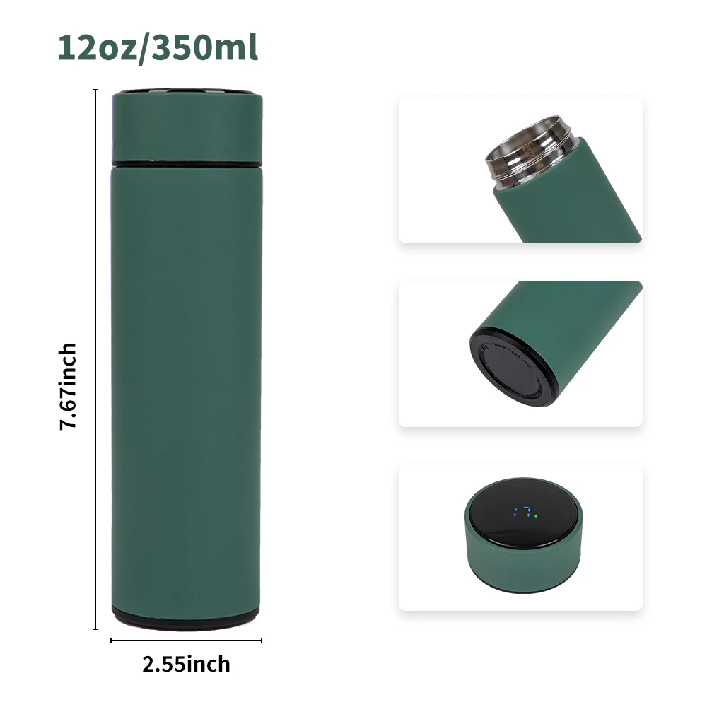 High Grade 500ml Vacuum Thermoses Insulated Stainless Steel Smart Water Bottle for School Student