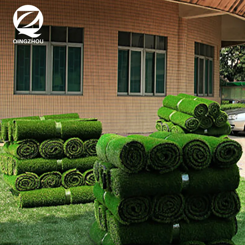 QINGZHOU L001 quality artificial grass carpet landscape outdoor synthetic grass price three color artifical grass for garden