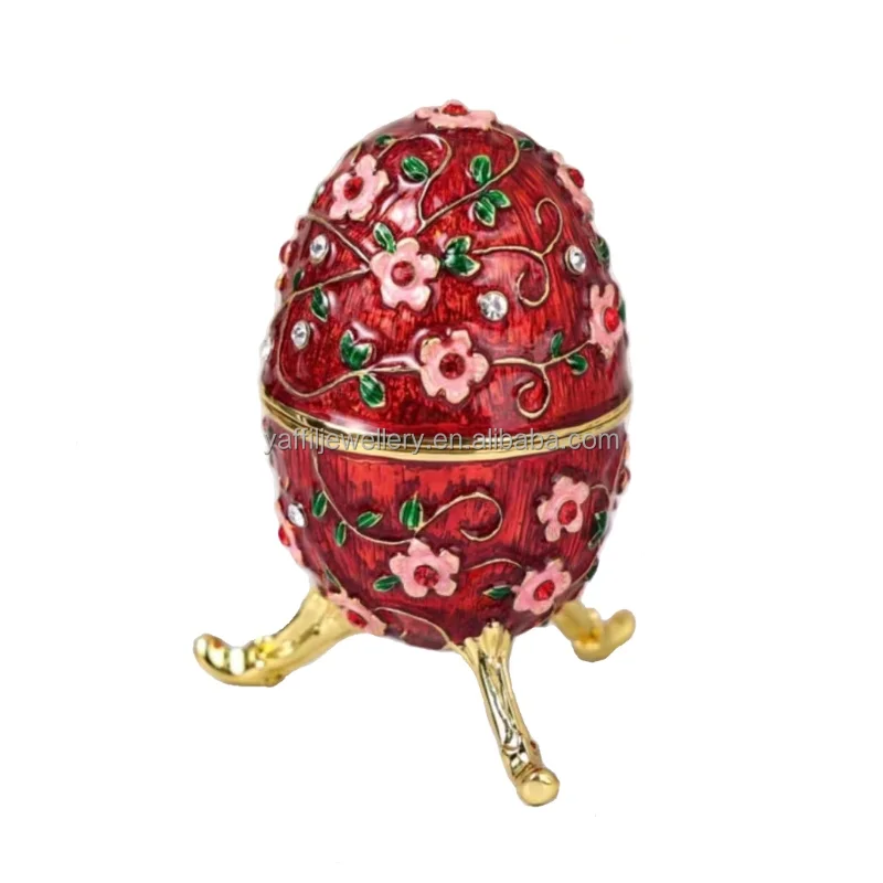 enamel  Feberge egg  Gifts jewelry box and Creative jewelry small ornaments