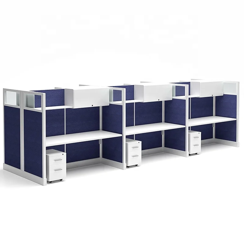 Современная офисная Рабочая станция на заказ, модульные перегородки на 2-4 человека, офисная перегородка