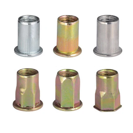 high quality steel hex body rivet nut