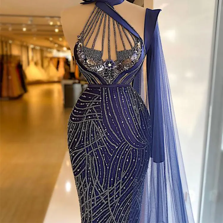 French Lace Fabric Beads Embroidered Net Fabric Sequin Lace Embroidery for Party Dress