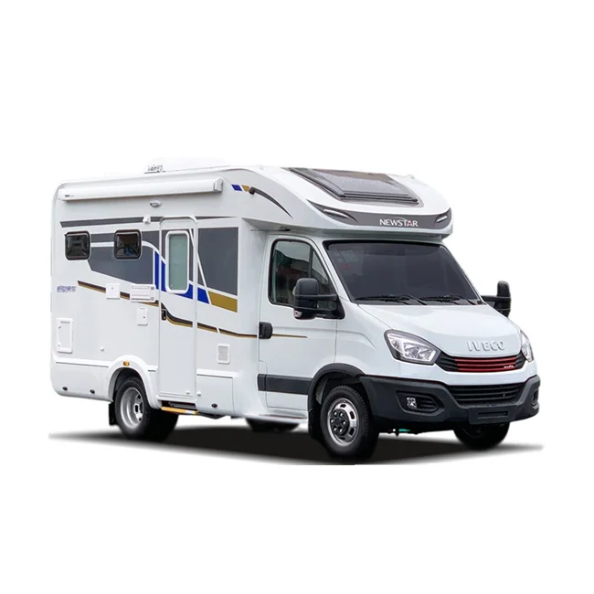 
Rear Drive 146hp 6 Passenger Mini Semi-trailer Motorhome, Family sedan, Recreational Vehicle Off-road Camper Trailer With 3 Beds 