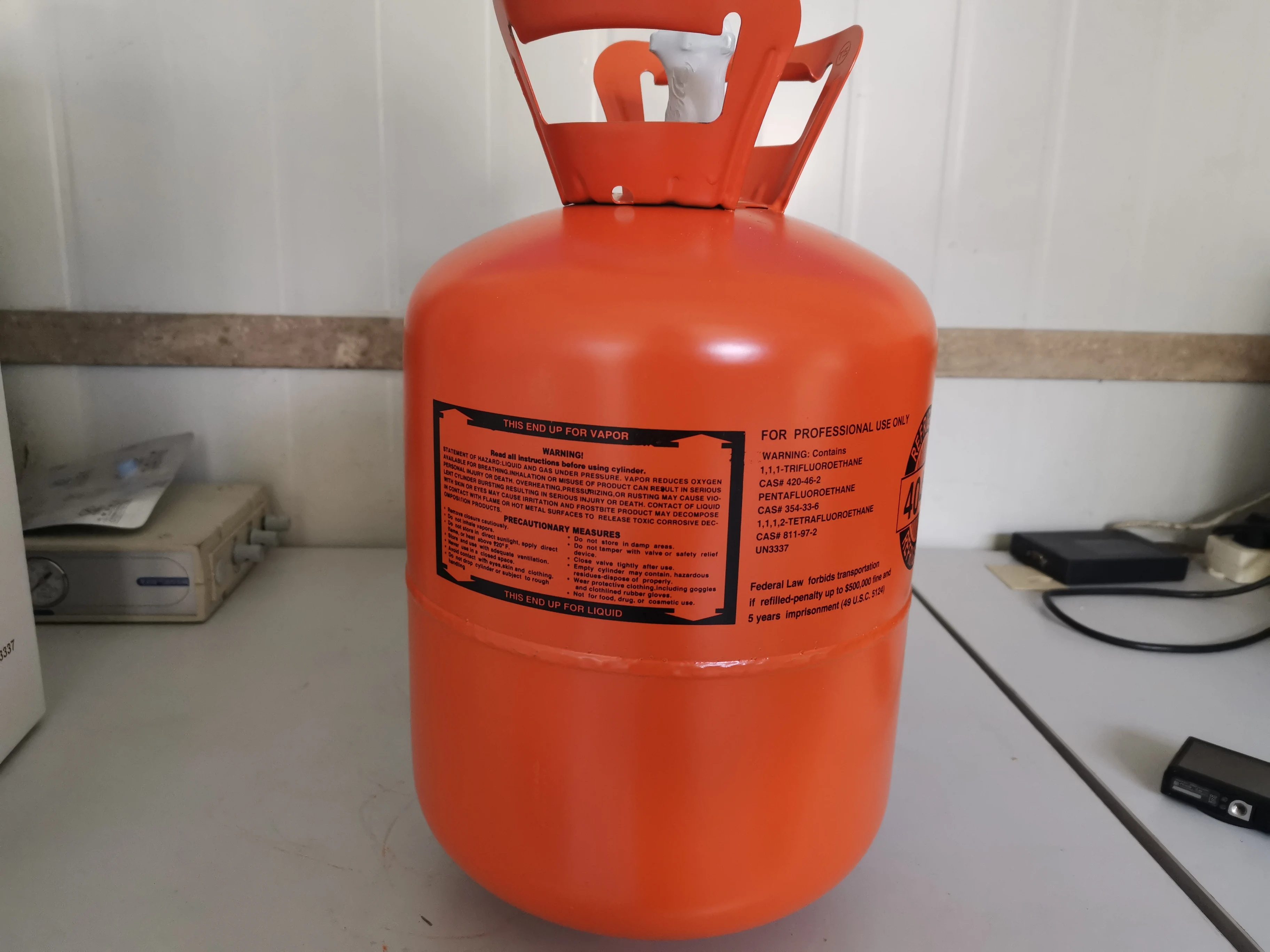 R404a Refrigerant Gas High Quality 99.9% Purity Cylinder 10.9kg Refrigerante R404a