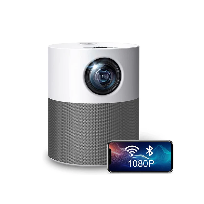 Mini Projector Native 1080P Projector WiFi,7000L Movie Projector Portable,Video Projector Home Projector