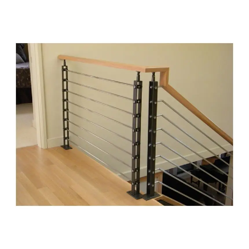 modern design stainless steel balcony railing rod deck railing system